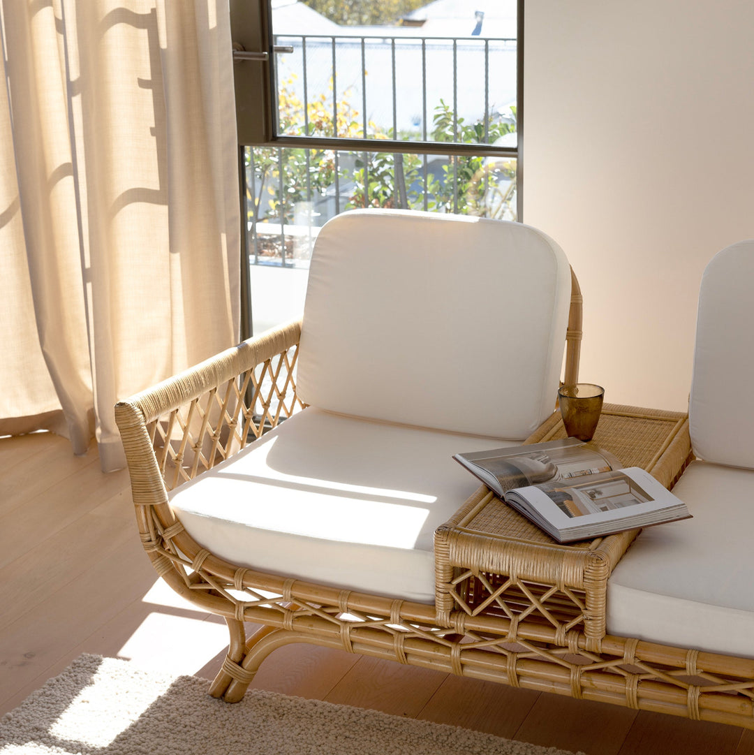 Ocean Luxe Jack and Jill rattan lounge