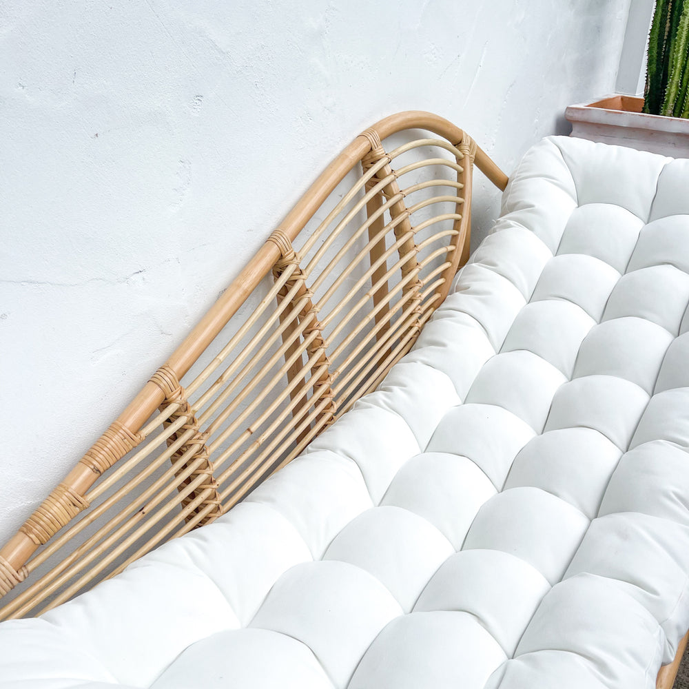 Delilah Rattan Day Bed detail: Ocean Luxe
