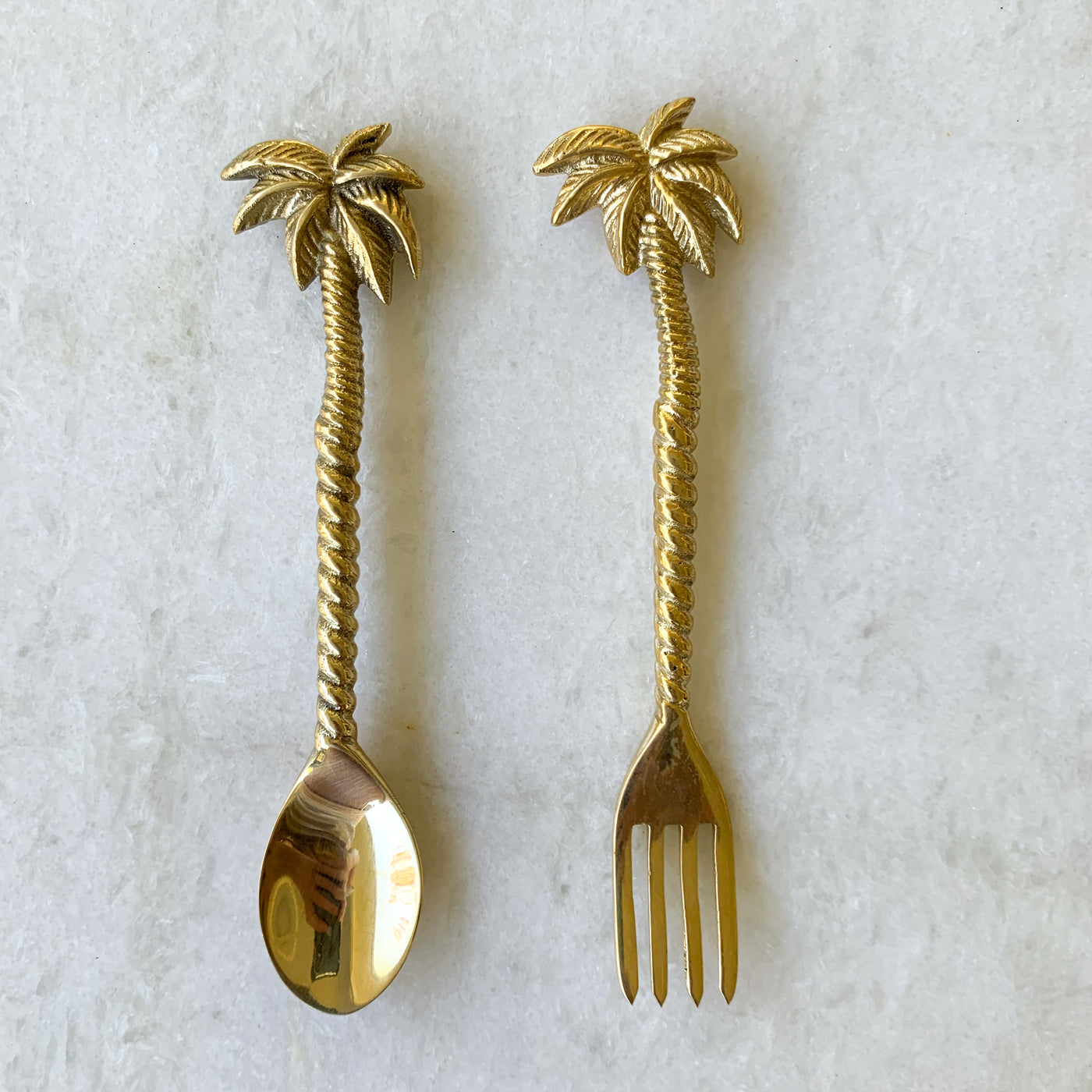 palm tree spoon fork:Ocean Luxe