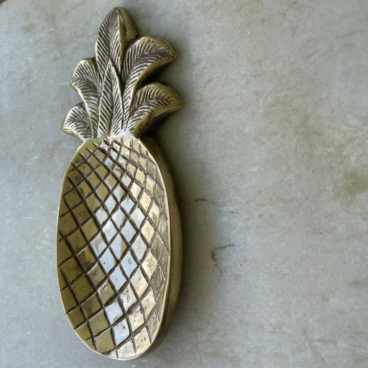 Pineapple Brass Trinket Tray