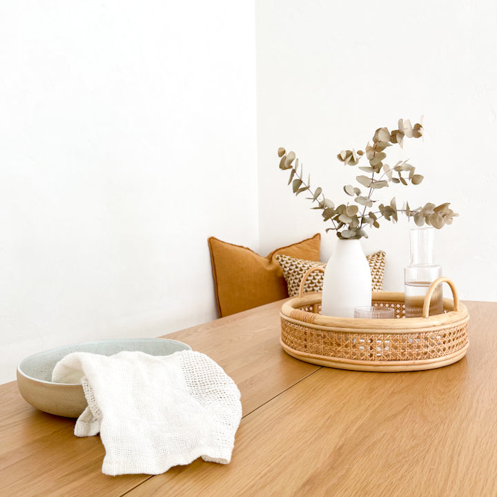 Rattan Tray - Ocean Luxe