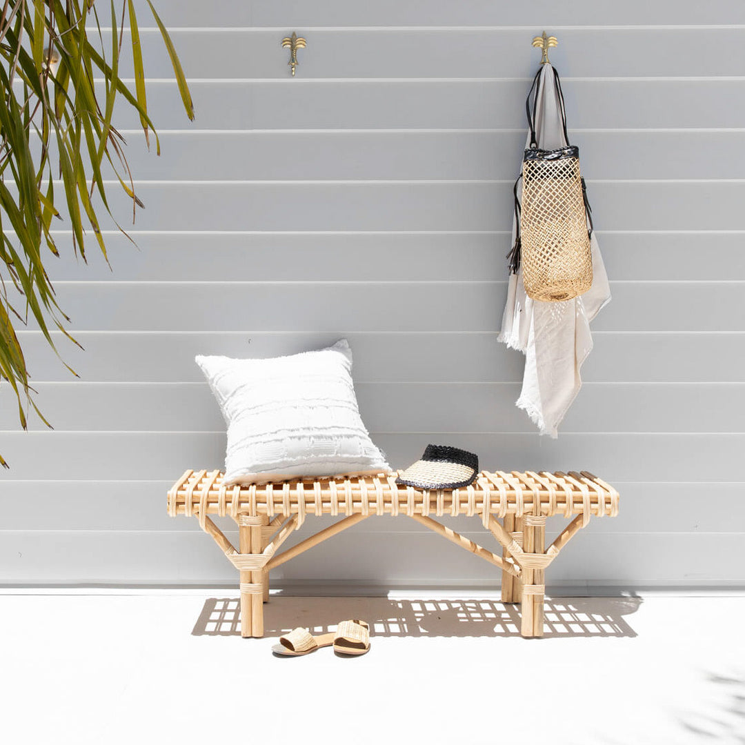 Barts bench in natural - Ocean Luxe