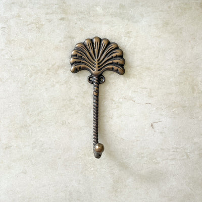 Fan Palm Brass Hook