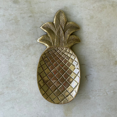 Pineapple Brass Trinket Tray