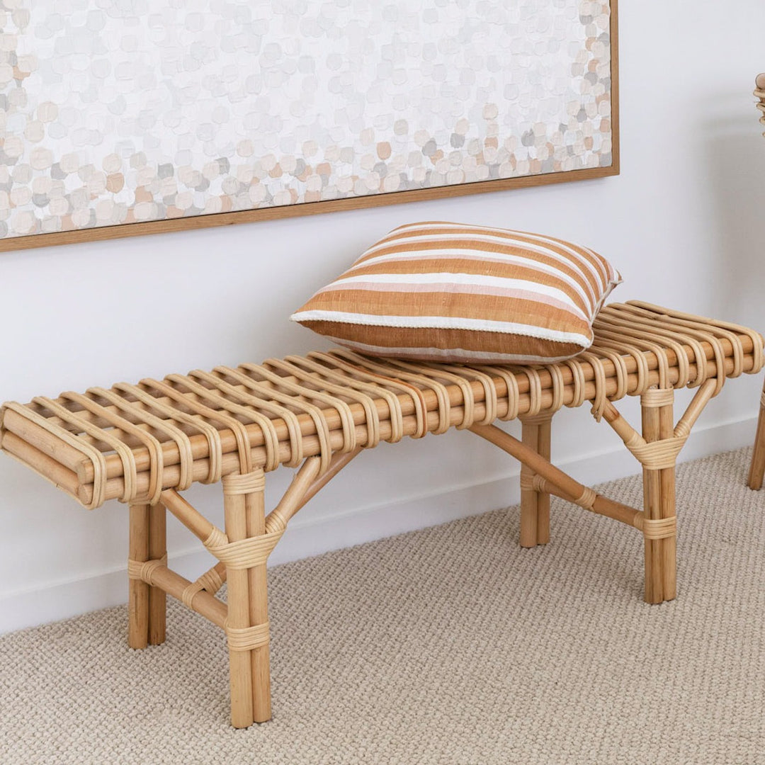 Barts bench in natural - Ocean Luxe