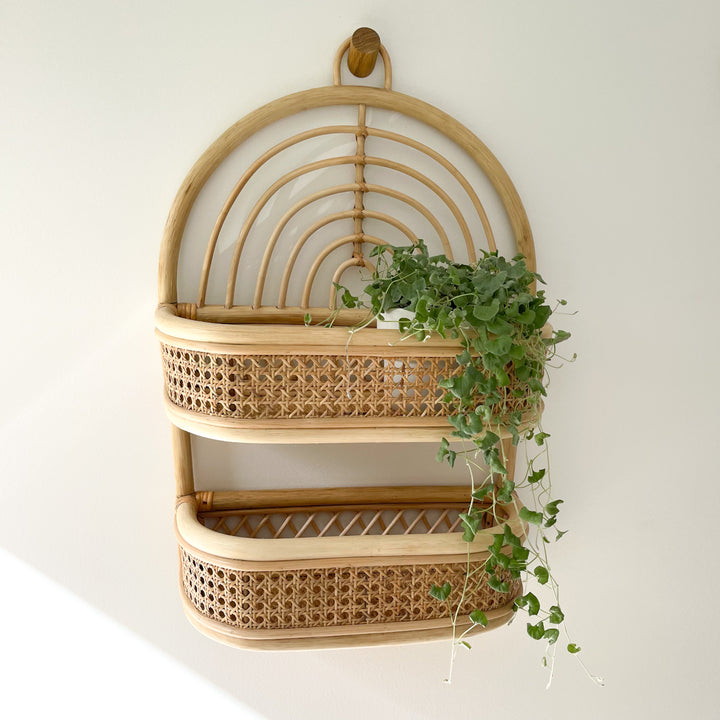 Hanging Rattan Basket