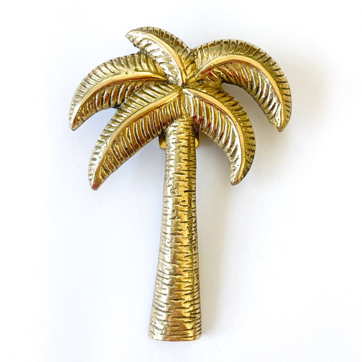 Palm Tree Brass Door Knocker