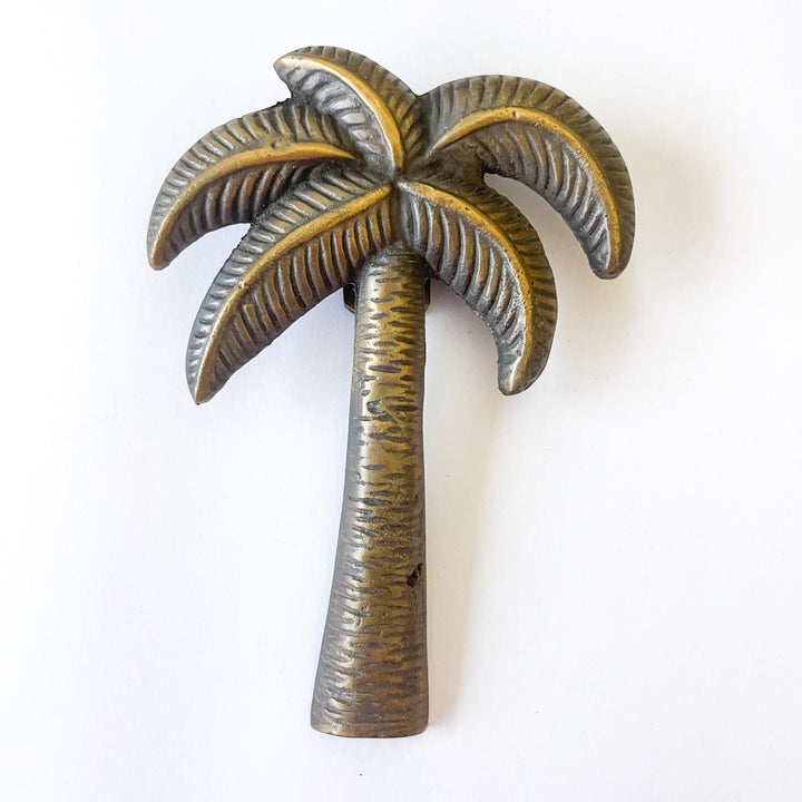 Palm Tree Brass Door Knocker